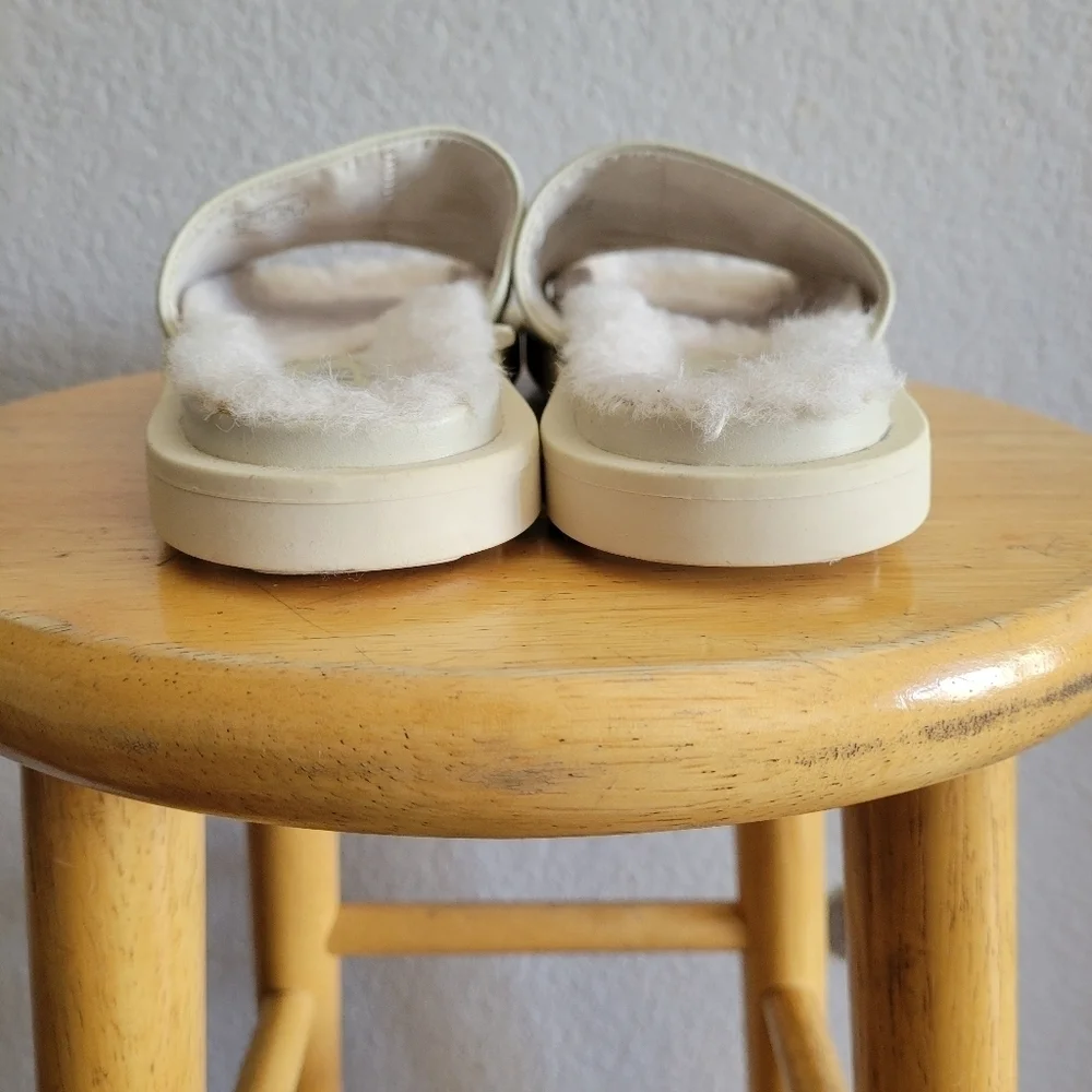 Zara Cream Slides - Picture 3 of 5